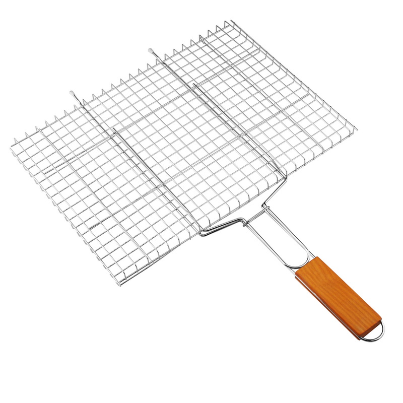 BQ-1164B Reusable Charcoal Barbecue Grill Mesh Camping Bbq Mesh Grill Bags For Outdoor