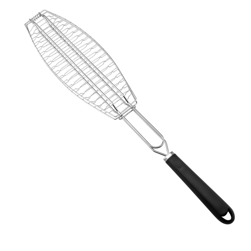 BQ-1203 Fish Basket Grill Direct Sale Reusable Bbq Grill Mesh Net Accessories Set