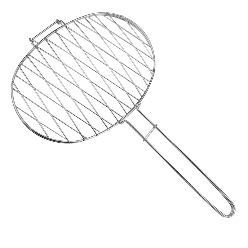 BQ-1159 Factory Manufacturer Outdoor Bbq Mesh Portable Round Iron BBQ Grill Meat Net