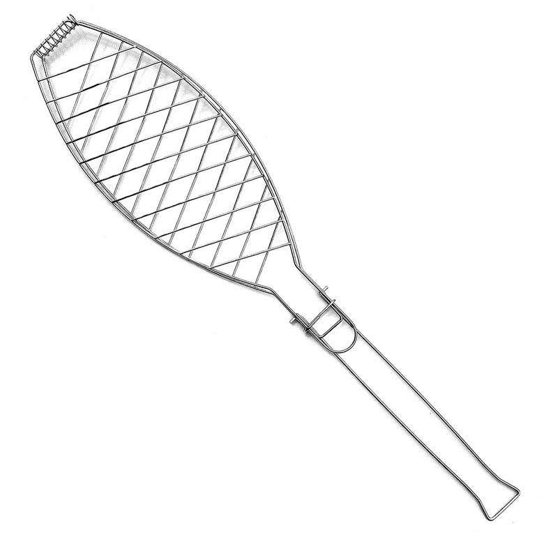BQ-1202 Barbecue Fish Galvanized Grill Mesh