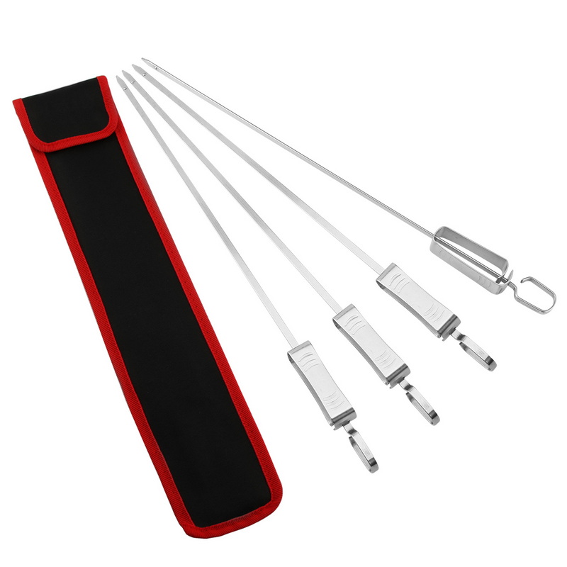 SK-2102 Flat Barbecue Stainless Steel Skewers Grilling Skewers