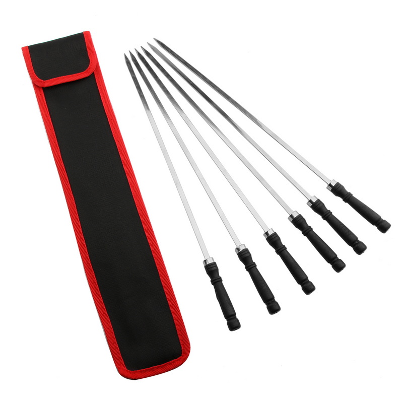 SK-2109 Metal 6PCS BBQ Skewers Set
