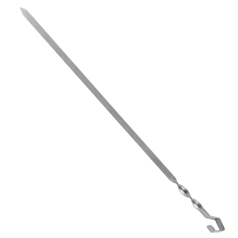 SK-2117A Bbq Meat Skewers Portable Outdoor Stainless Steel Bbq Flat Skewer Set