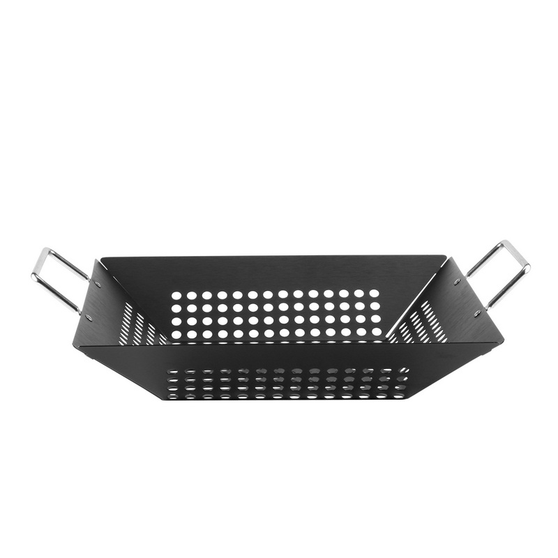BT-5109 Outdoor Cooking BBQ Pan Stainless Steel Barbecue Grill Basket