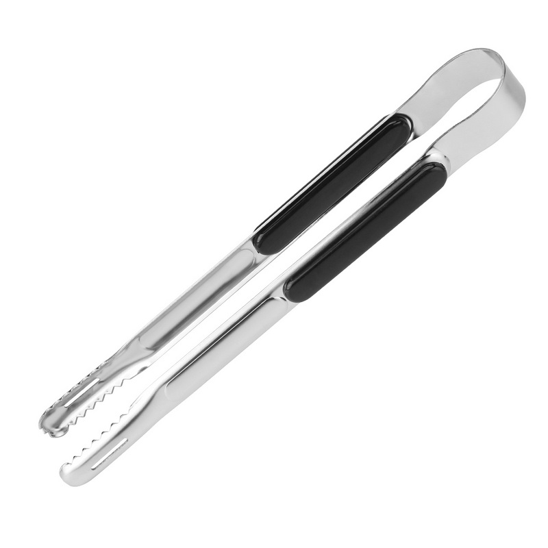 BK-7110-Black Kitchen Tongs Stainless Steel BBQ Grill Clamps BBQ Clip Fried Fish Shovel Clamps Food Tong