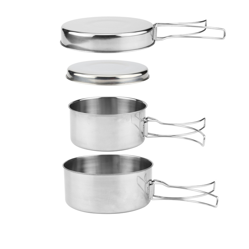 CT-8005 Outdoor Camping Folding Portable 4PCS Camping Bowl Set Barbecue Accessories Tool Set