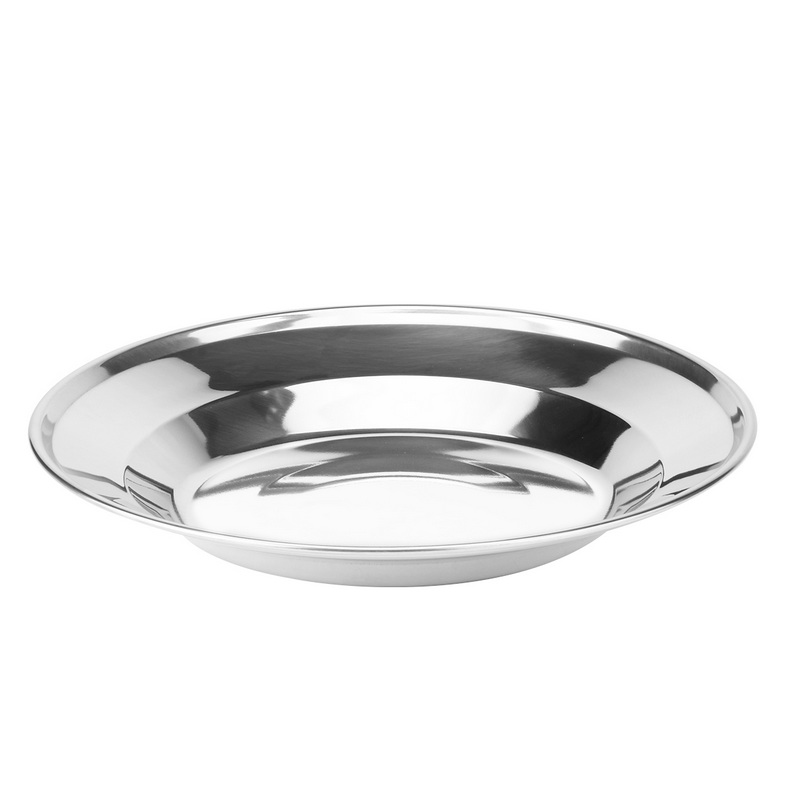 CT-8019 High Hardness BBQ Tools Stainless Steel Serving Mixing Salad Bowl Metal Salad Fruit Bowls
