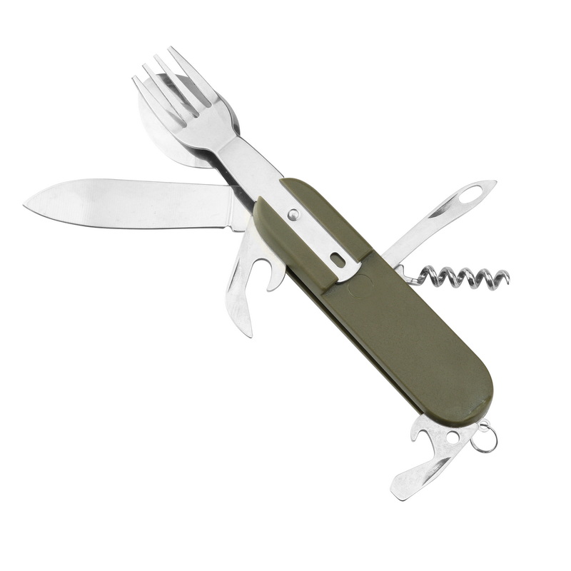 CT-8026 BBQ Tools Set Outdoor Barbecue Grill Utensils Outdoor Folding Multi Tableware