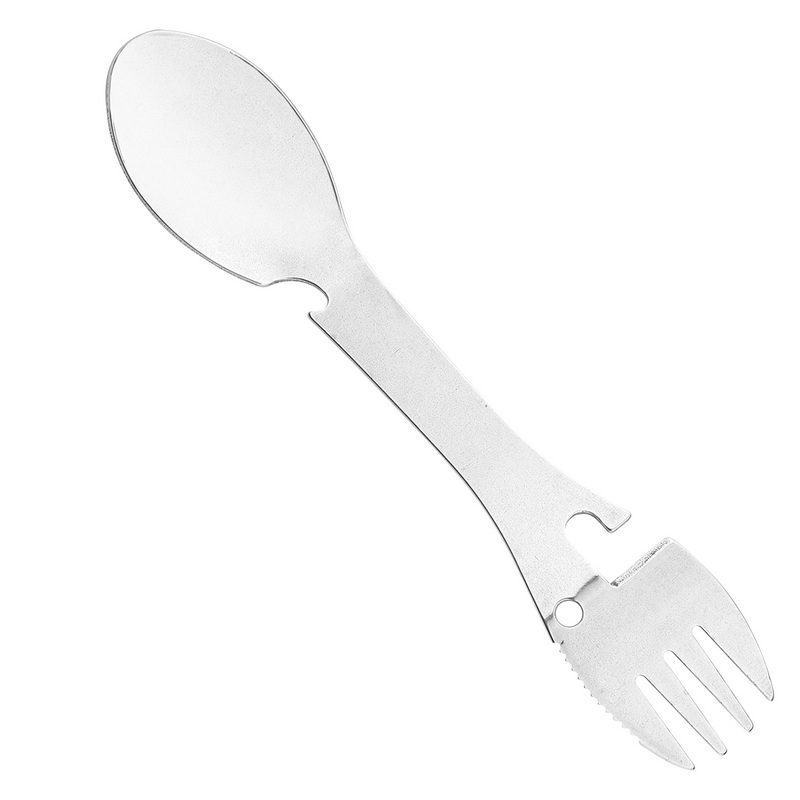 CT-8034 Steel Good Price Reasonable Grill Cutlery Accessories Camping Travel Cutlery Set