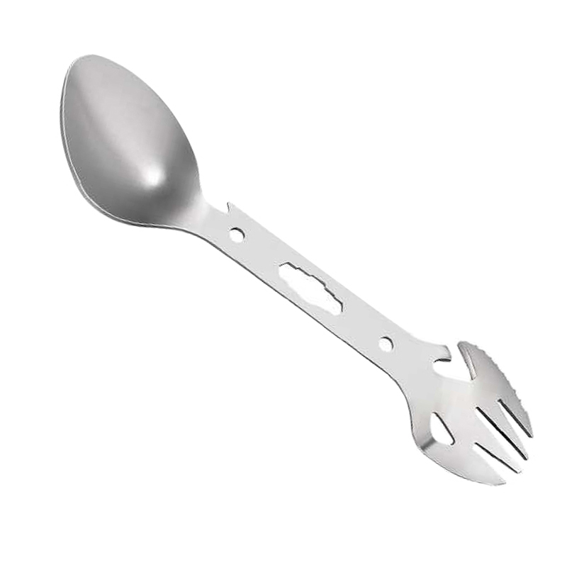CT-8033 Steel Multi-Purpose Travel Tableware Set Camping Utensil Cutlery Set