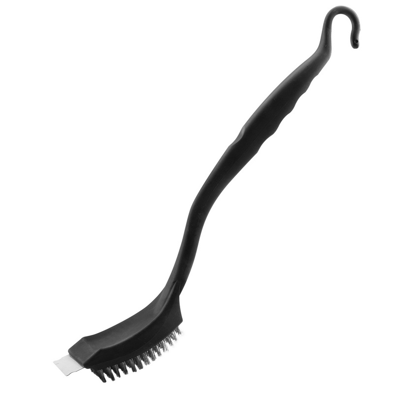 BQ-6119 Hanging BBQ Grill Cleaning Brush Kit Barbecue Grill Brush Clean Tool With Long Handle