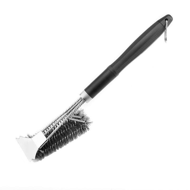 BQ-6129 High Quality Cleaning Brush Stainless Steel Barbecue Scraper Brush For Grill
