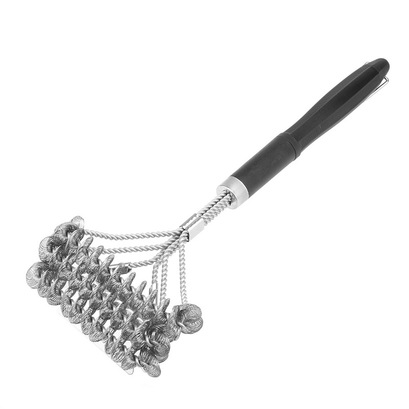 BQ-6130 Bbq Accessories Grill Wire Cleaning Brush And Scraper For Barbecue Clean Stove
