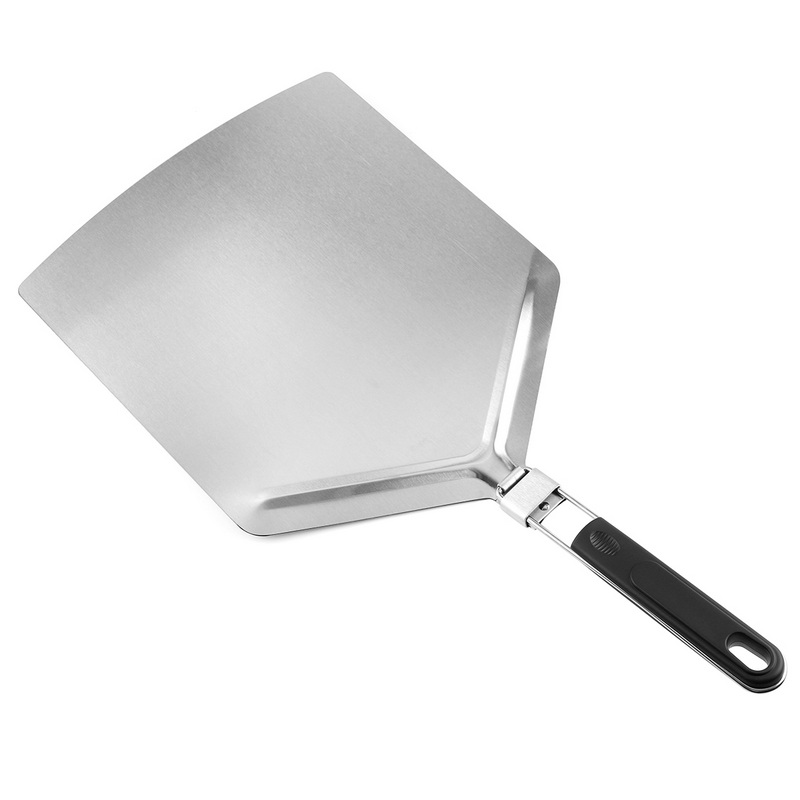 PS-2024 BBQ Folding Aluminum Pizza Shovel Pizza Shovel Wood Stainless Steel Paddle Pizza Peel Shovel