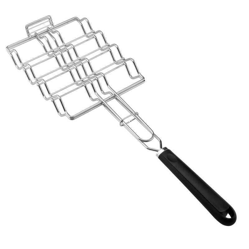 BQ-1205 New Arrivals Grill Barbecue Basket Corn Grill Mesh Net With TPR+PP Handle