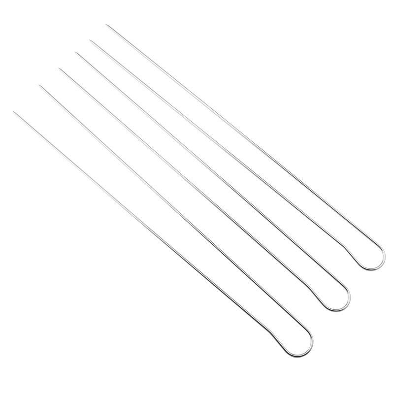 SK-2116 4 PCS Premium Stainless Steel Long Meat and Veg Barbecue Skewers BBQ Grill Accessories