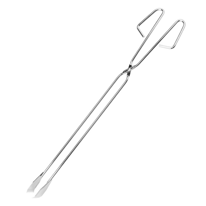 RQ-8132 Anti-Scalding Multifunctional BBQ Food Tongs Kitchen Steak Tong
