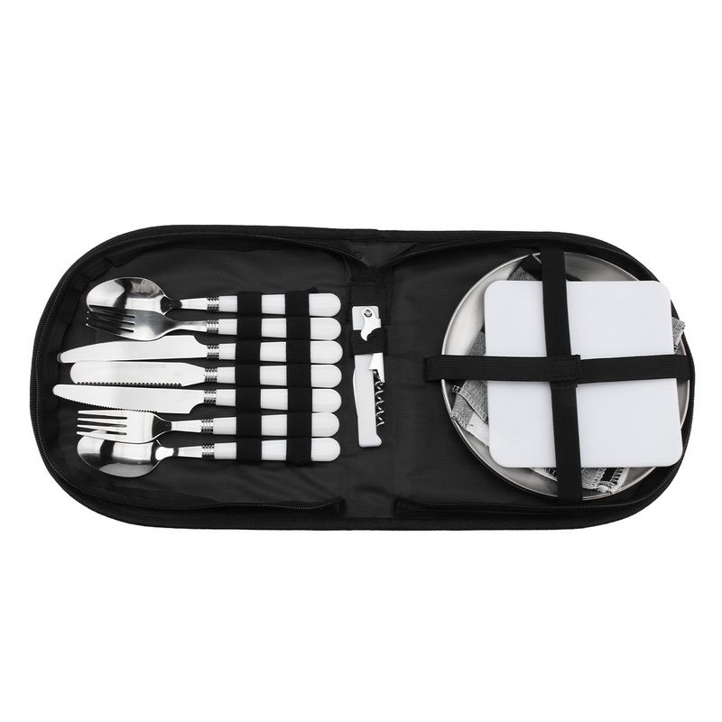 BS-3195 13PCS Travel Camping Tableware Cutlery Utensil Set For Picnic