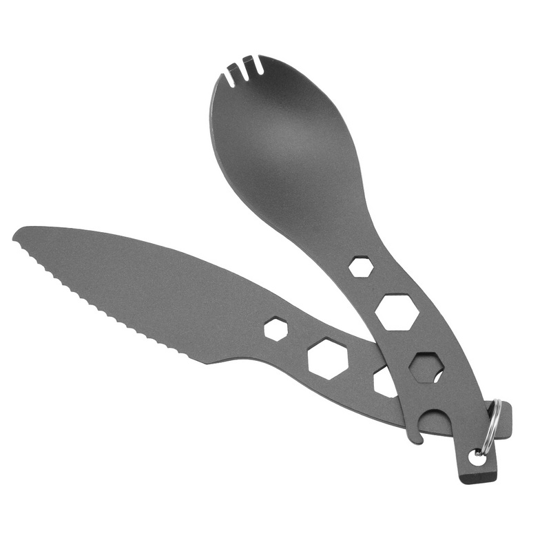 CT-8047 Best-selling Outdoor Stainless Steel Tableware Portable Kitchen Cutlery Set