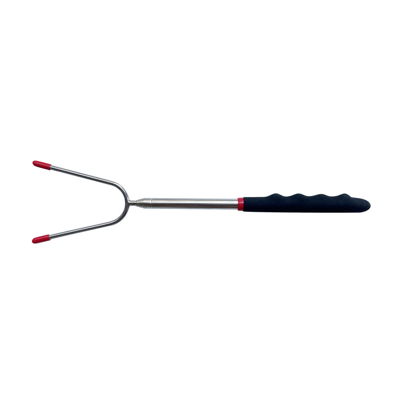 SK-2120 Factory Wholesale Stainless Steel Meat Fork Barbecue Retractable Roasting Sticks