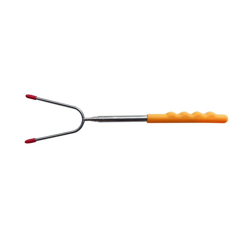 SK-2122 Stainless Steel Bbq Stick Forks Outdoor Telescoping Roasting Sticks For Camping