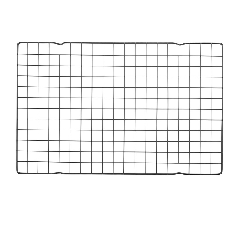 BQ-1188S Barbecue Net BBQ Grill Wire Mesh With Handle Steel Barbecue Grates Rack BBQ Mesh For Roasting Meat