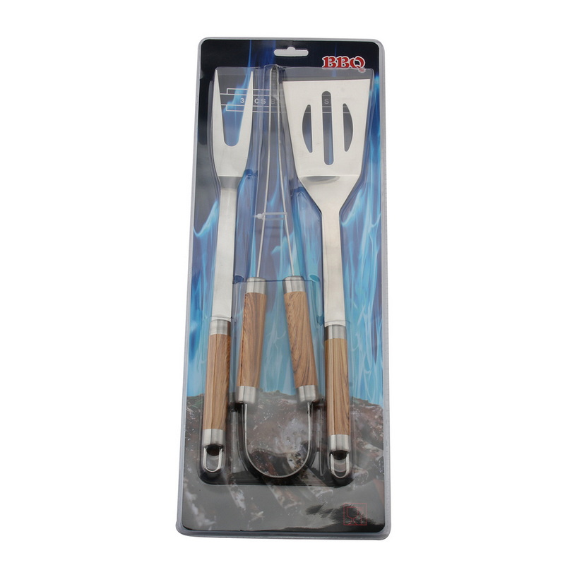 BS-3175 Stock Outdoor Camping Grill Utensils Set Stainless Barbeque Accessories Tool Sets