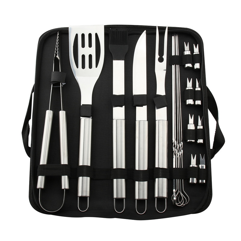 BS-3188 Grill Accessories Barbecue Stock Utensil Tool Set Stainless Steel 18pcs BBQ Tools