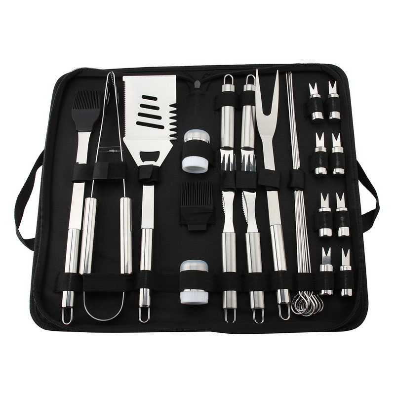 BS-3189 Camping Barbecue Tools Grill Accessories Reusable Bbq Grilling Stock Tools Set