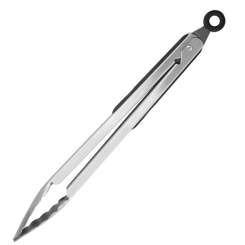 BK-7117C Kitchen Food Serving Tongs 12 Inch Stainless Steel Barbecue Food Clip Tongs