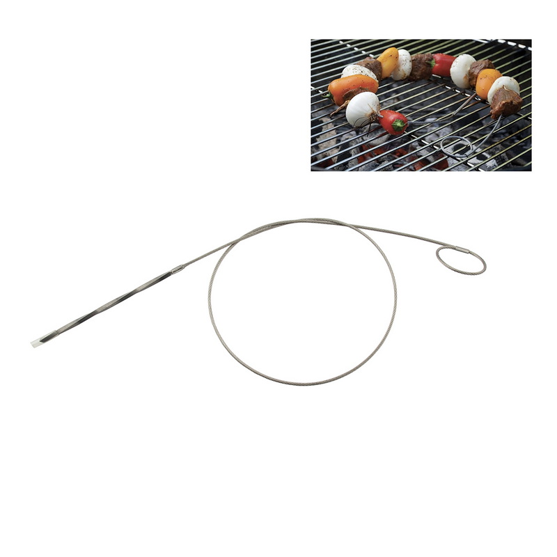 BT-5140 Stainless Steel 304# Barbecue Accessories Flexible Skewer For BBQ Grilling