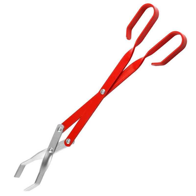 RQ-8129M Aluminum BBQ Food Serving Clip Silicone BBQ Tong Frying Food Serving Tongs Barbecue Clamps