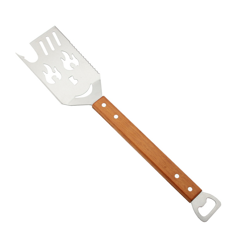 BS-3149A Kitchen Barbecue Tool - Grill Accessories Outdoor Cooking Spatula With Opener