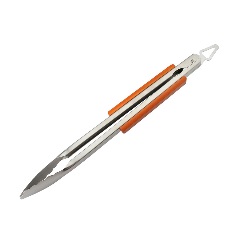 BK-7102A Kitchen Barbecue Food Tongs Stainless Steel Meat Clamp Clip
