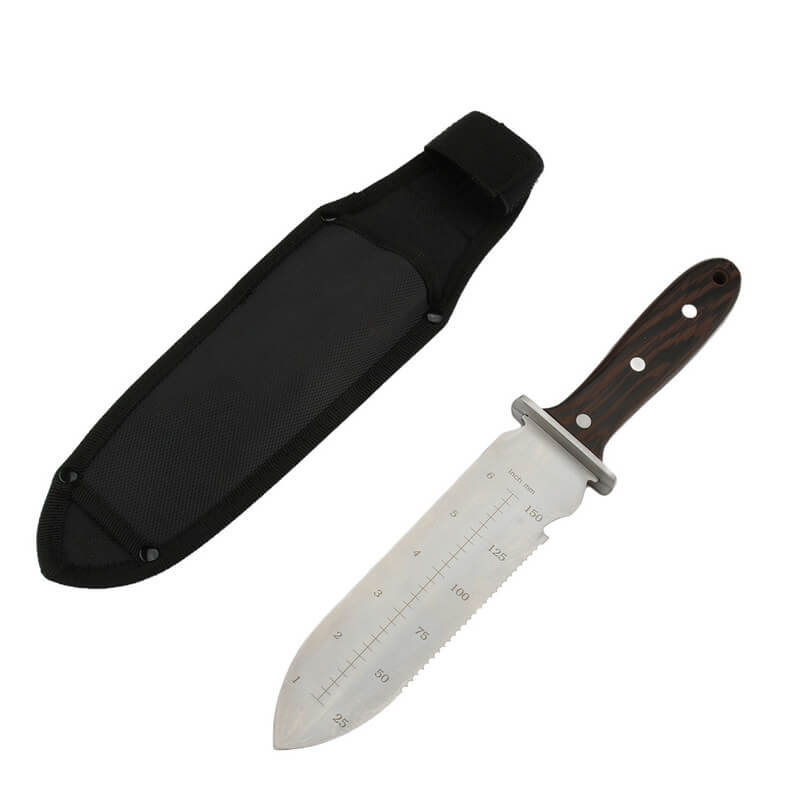HT-8866 Black High Quality Garden Hand Tools Weeding Knife Stainless Steel Digging Weeding Knife