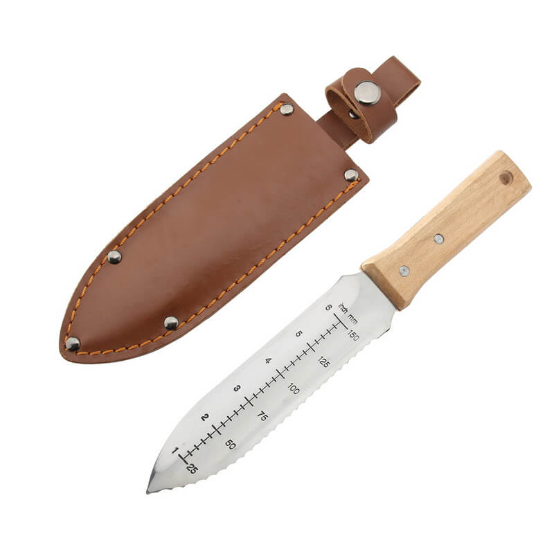 HT-8867 Stainless Steel Sharp Digging & Weeding Knife Garden Tool Set Manuel Planting Tool