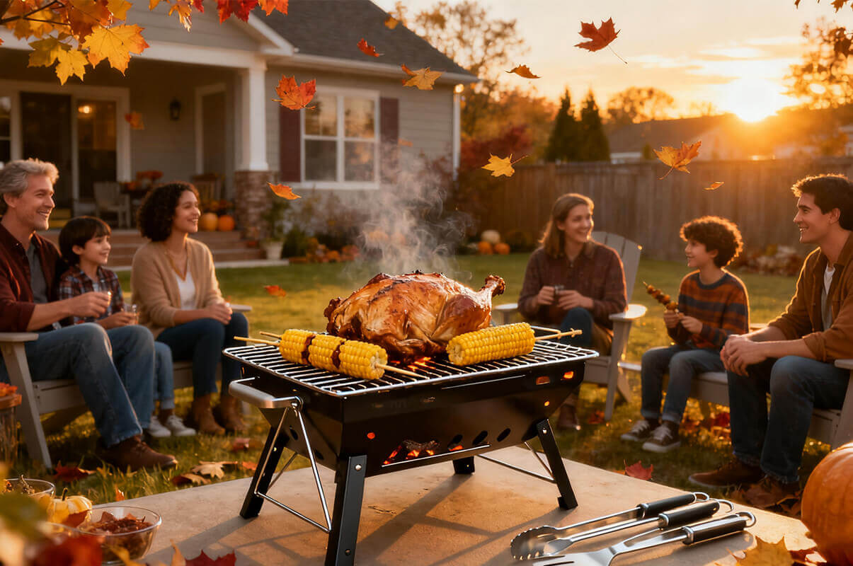 Thanksgiving Season: Barbecue Equipment Enhances the American-style Garden