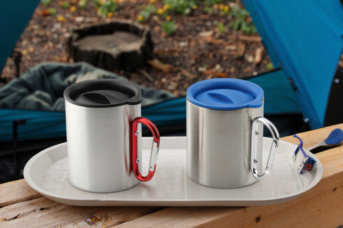 Outdoor Equipment: Double-Layer Camping Cup