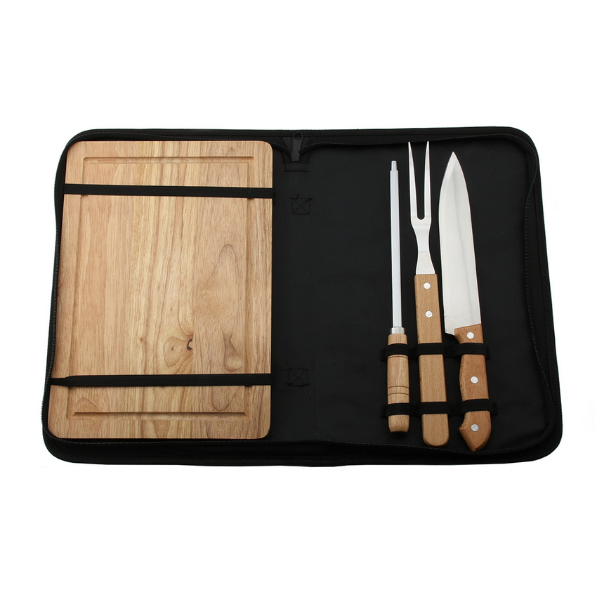 Outdoor Camping Korean Utensils Grill Accessories Tools Custom BBQ Grill Set for Barbecue