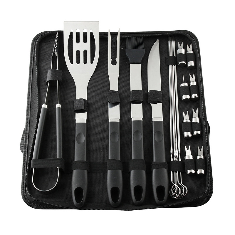 BS-3209 Heavy Duty Stainless Steel Utensils Portable Outdoor Cooking BBQ Grill Tool Set for Backyard