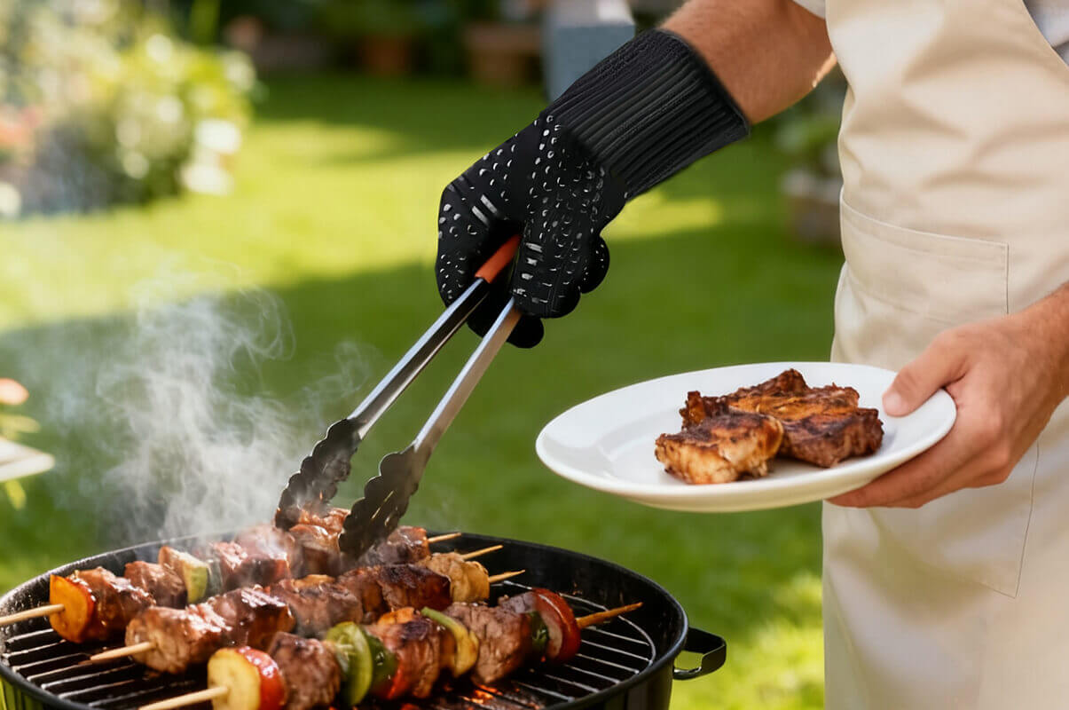The Grill Master’s Secret Weapon: Heat-Resistant BBQ Gloves