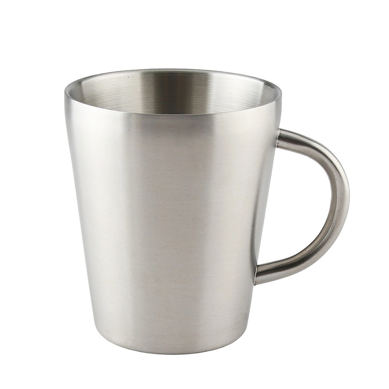 CT-8072 Stainless Steel 304# Handle Mug 300ML Coffee Cup Lightweight for Camping Travel Home