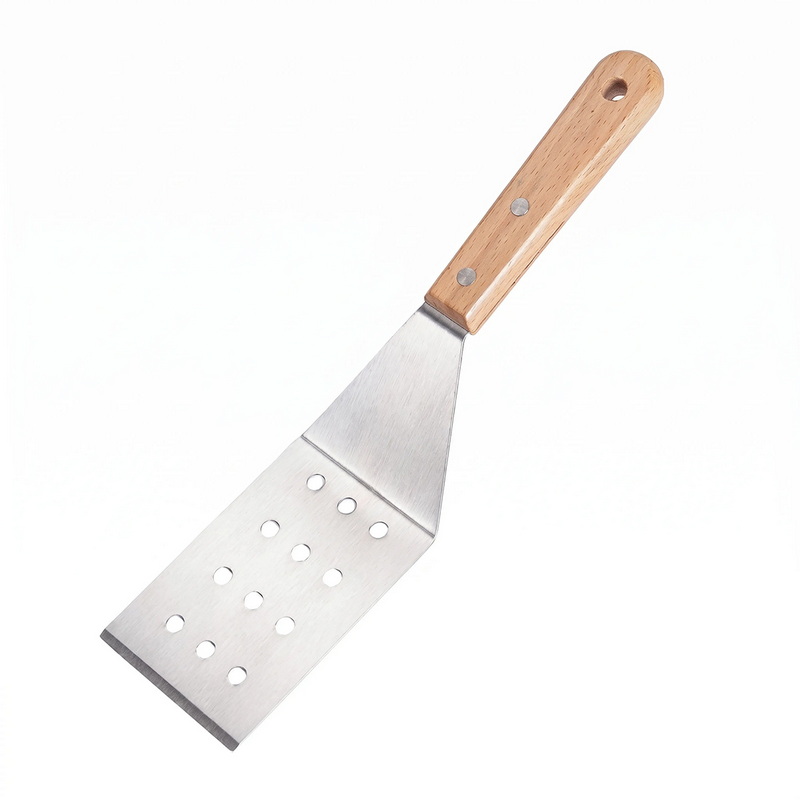 PS-2030 Hole Design Grilling Spatula Non-stick Pizza Peel Teppanyaki Kitchen Tool